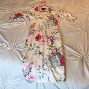 Joe & Elle white floral dress